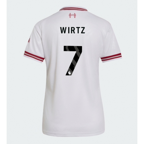 Liverpool Florian Wirtz #7 Maglia Gara Trasferta Repliche 2026-27 Donna Maniche Corte Liverpool Florian Wirtz #7 Maglia Gara Trasferta Repliche 2026-27 Donna Maniche Corte